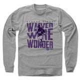 Mens Long Sleeve Heather Gray