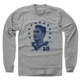 Mens Long Sleeve Heather Gray