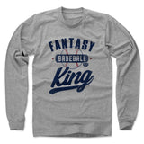 Mens Long Sleeve Heather Gray