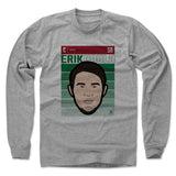 Mens Long Sleeve Heather Gray
