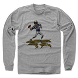 Mens Long Sleeve Heather Gray