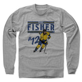 Mens Long Sleeve Heather Gray