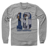Mens Long Sleeve Heather Gray