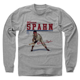 Mens Long Sleeve Heather Gray