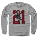 Mens Long Sleeve Heather Gray