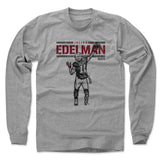 Mens Long Sleeve Heather Gray