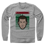 Mens Long Sleeve Heather Gray