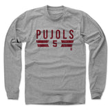Mens Long Sleeve Heather Gray