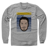 Mens Long Sleeve Heather Gray