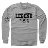 Mens Long Sleeve Heather Gray