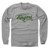 Mens Long Sleeve Heather Gray