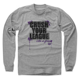 Mens Long Sleeve Heather Gray