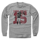 Mens Long Sleeve Heather Gray