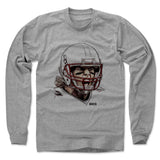 Mens Long Sleeve Heather Gray