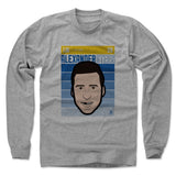 Mens Long Sleeve Heather Gray
