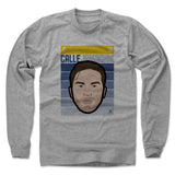 Mens Long Sleeve Heather Gray