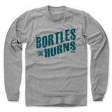 Mens Long Sleeve Heather Gray