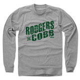Mens Long Sleeve Heather Gray