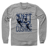 Mens Long Sleeve Heather Gray