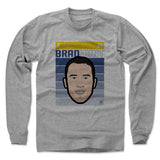 Mens Long Sleeve Heather Gray