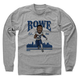 Mens Long Sleeve Heather Gray