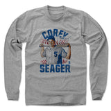 Mens Long Sleeve Heather Gray