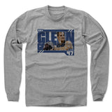 Mens Long Sleeve Heather Gray