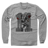 Mens Long Sleeve Heather Gray