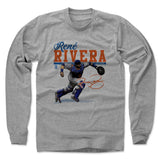 Mens Long Sleeve Heather Gray