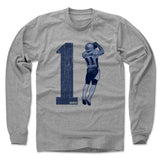 Mens Long Sleeve Heather Gray