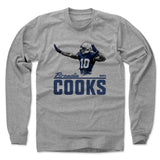 Mens Long Sleeve Heather Gray