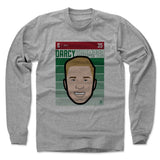 Mens Long Sleeve Heather Gray