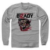 Mens Long Sleeve Heather Gray