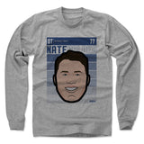 Mens Long Sleeve Heather Gray