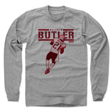 Mens Long Sleeve Heather Gray