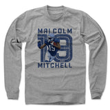 Mens Long Sleeve Heather Gray