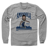 Mens Long Sleeve Heather Gray