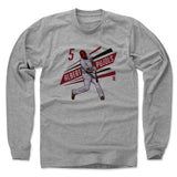 Mens Long Sleeve Heather Gray