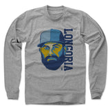 Mens Long Sleeve Heather Gray