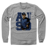 Mens Long Sleeve Heather Gray