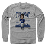 Mens Long Sleeve Heather Gray