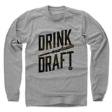 Mens Long Sleeve Heather Gray