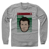 Mens Long Sleeve Heather Gray