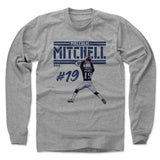 Mens Long Sleeve Heather Gray