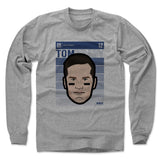Mens Long Sleeve Heather Gray