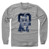 Mens Long Sleeve Heather Gray