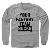 Mens Long Sleeve Heather Gray