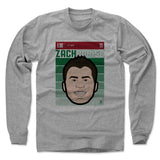 Mens Long Sleeve Heather Gray