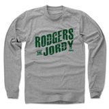 Mens Long Sleeve Heather Gray