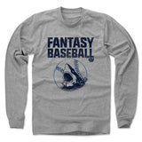 Mens Long Sleeve Heather Gray